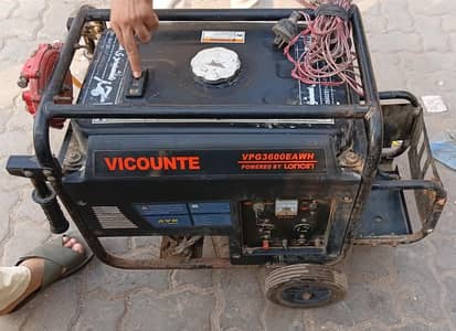 Generator 2.5kv Good Condition: Vicounte VPG3600EAWH,Powered by Loncin