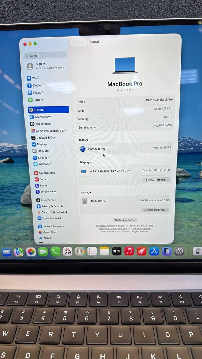 MacBook M2 pro 7