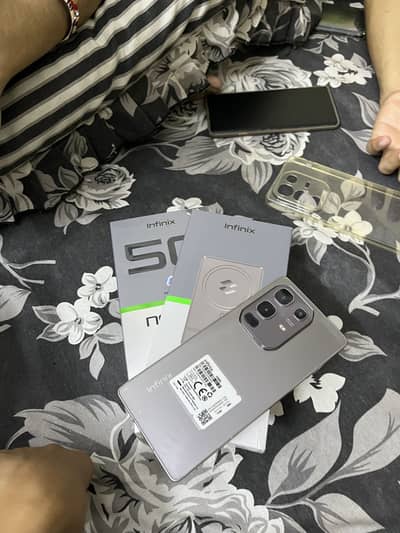 Infinix Note 50 with box charger