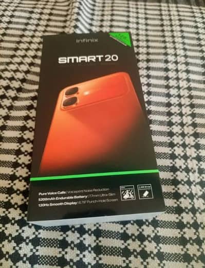infinix smart 20 box pack 4+4/128 gb