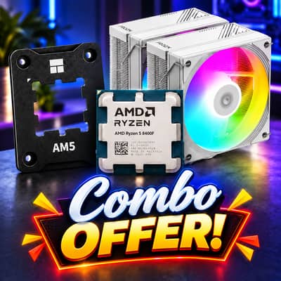 Combo OFFER! Ryzen 5 8400F + Frozn A620 Pro SE ARGB + AM5 Secure Frame