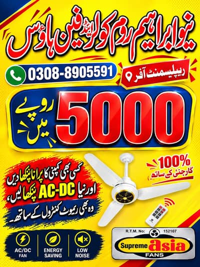 AC/DC Inverter Fan Replacement Offer