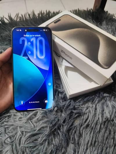 Apple iPhone 15 Pro Max fu with box&cable urgent