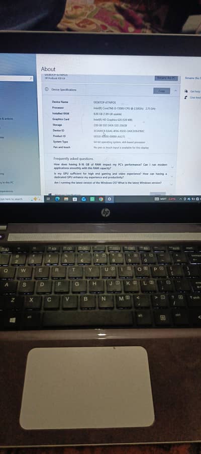 iHP probook 430G4