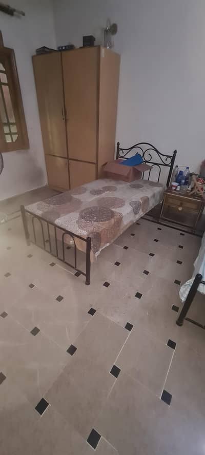 2 Single Rod iron beds with MoltyFoam Mattress