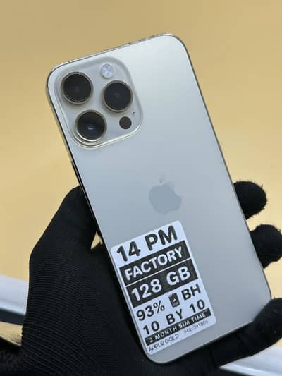 Apple iPhone 14 Pro Max 128 Factory 4 Months Sim Time available 92% BH