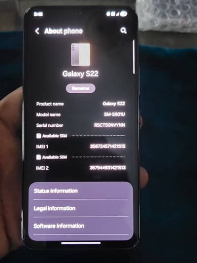 Samsung Mobile S22 Non Pta