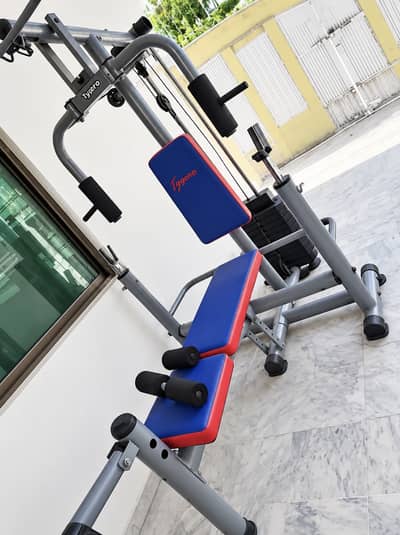 Home use chest, tricep, back and legs all in one