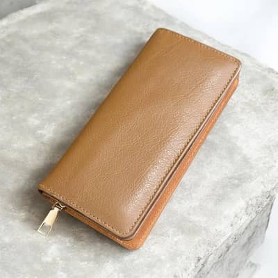 Premium Genuine Cow Leather Long Wallet | Stylish Men’s Wallet