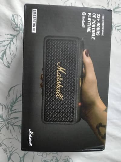 Marshell Emberton lll fully brand new not opened and for lower price