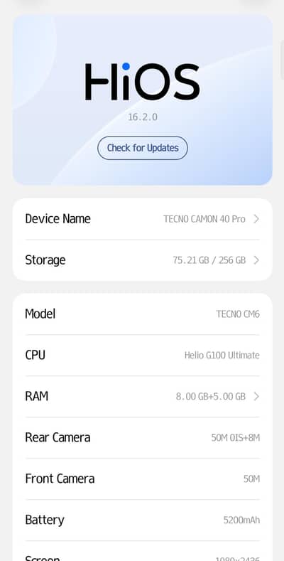 tecno camon 40pro