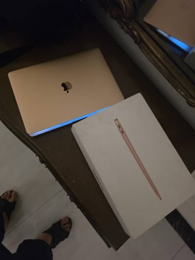 macbook air m1 gold with box