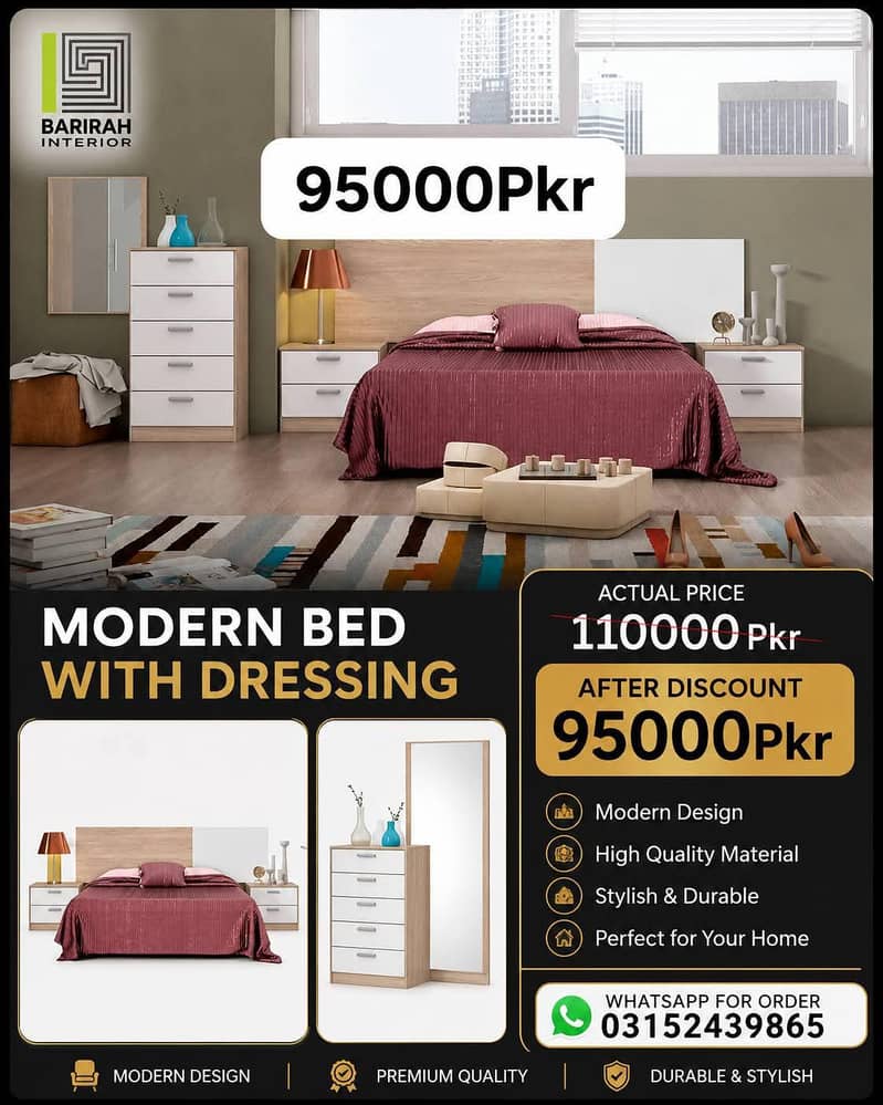 Modern Bedset/Beds 7