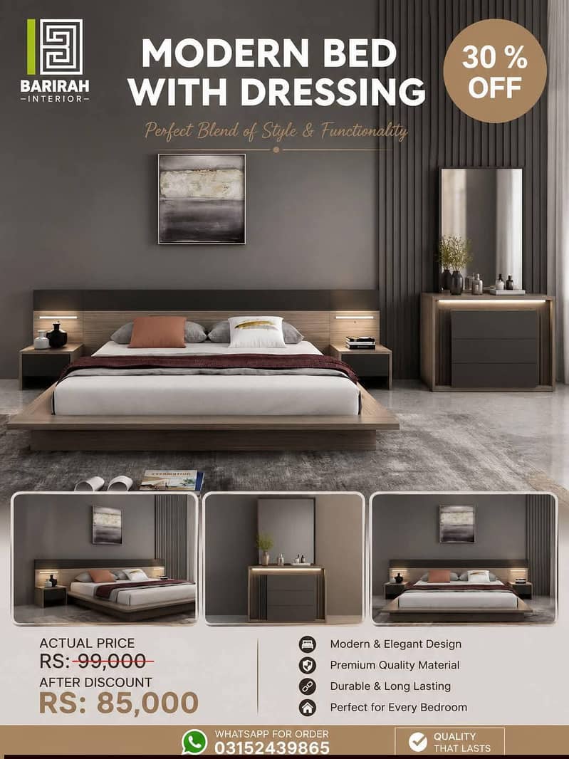 Modern Bedset/Beds 14