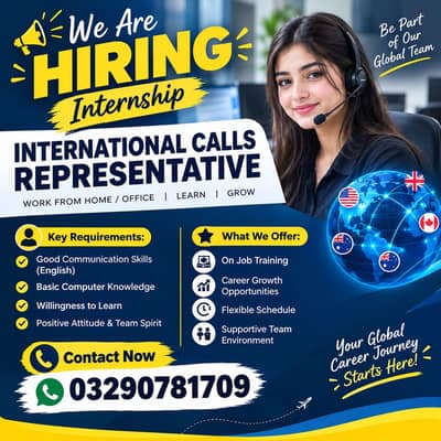 International Calls Representative – Internship
