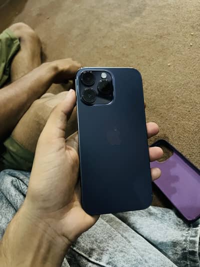 Apple iPhone 14 Pro Max 512gb box sath hai total genuine 100%