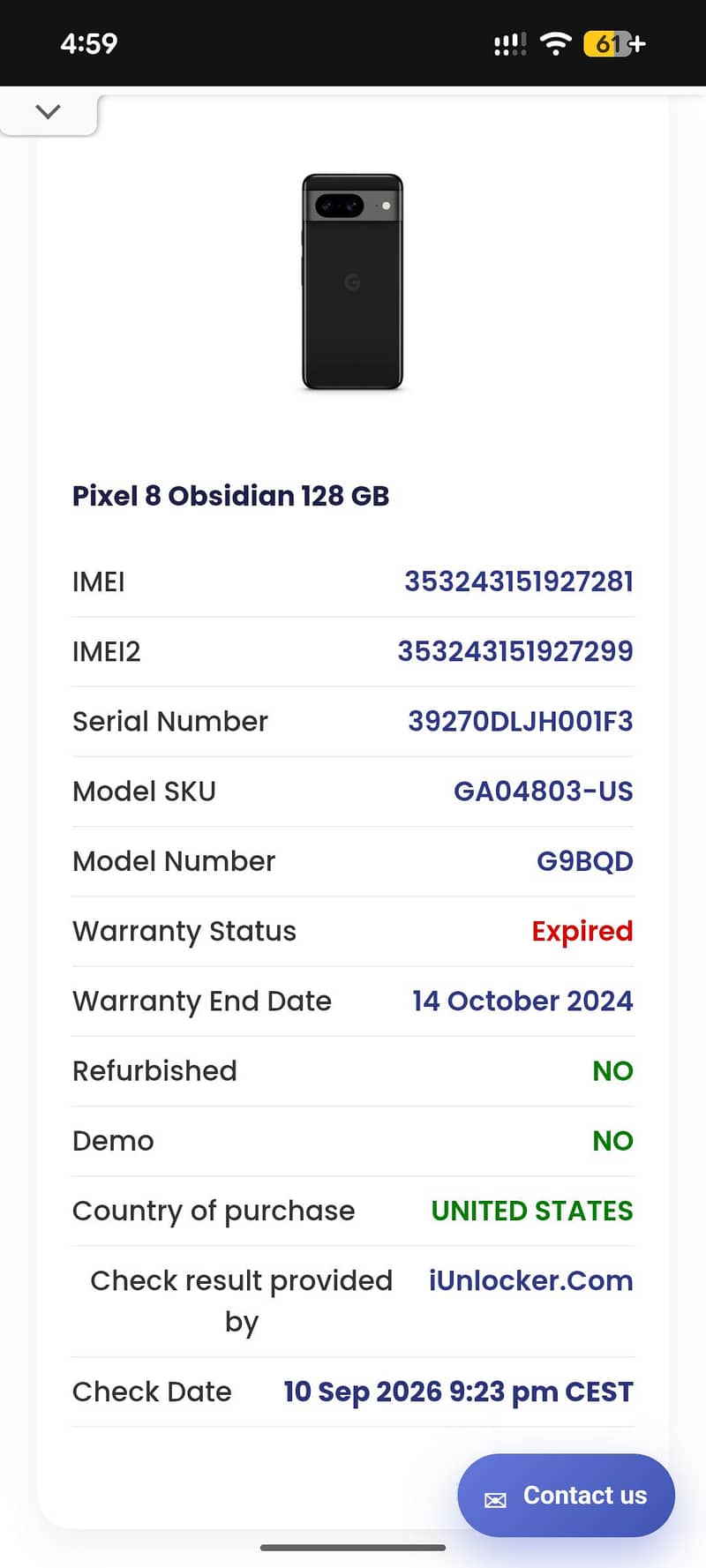 Google Pixel 8 8/128 3