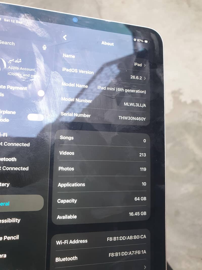 Ipad mini 6 7