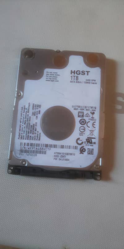 HGST 1TB Laptop Hard Drive | SATA 6Gb/s | 5400 RPM