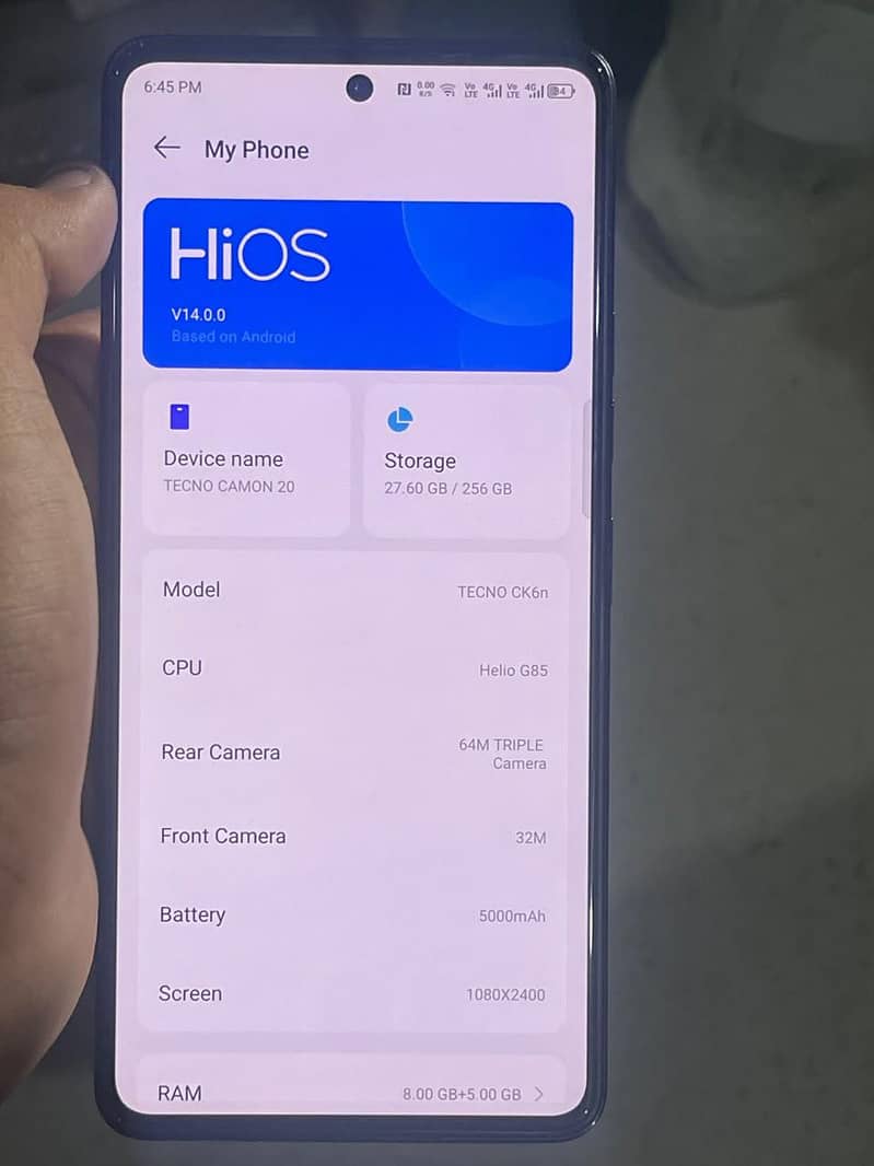Tecno CAMON 20 5