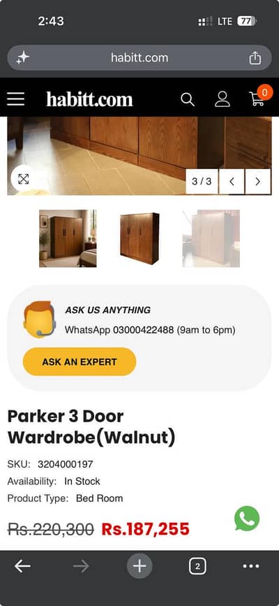 Habitt  wardrobe