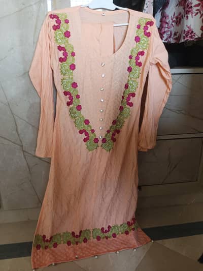 2 Piece Dress in good condition | casual wear | lawn cotton Georgette
