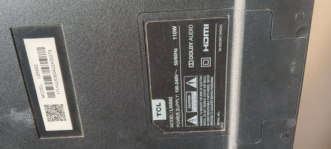 Broken Panel TCL 55 inch LED