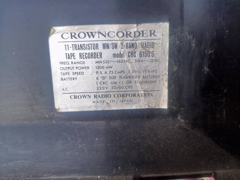 Radio taperecoder 2 bands 10