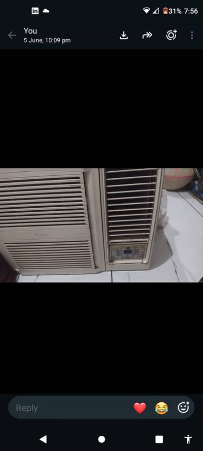 Gree AC window type 0.75 ton