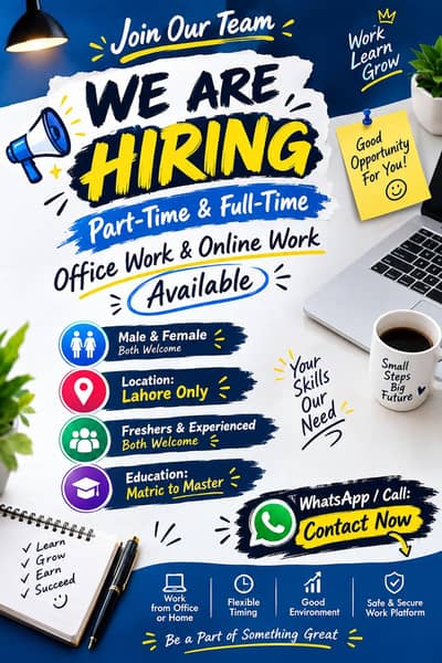 STAFF NEEDED IMMEDIATELY!  EXCITING JOB OPPORTUNITY  CONTACT US NOW