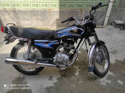 cg 125 Islamabad number black colour 22 model