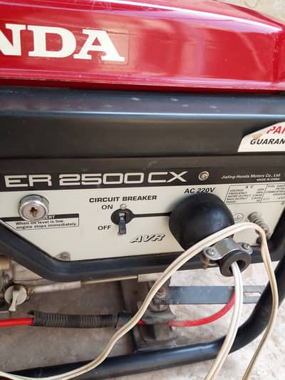 Self start totally 50 hours only 2 time Mobil change this generator