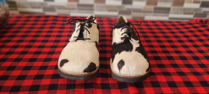 Original Waldviertler Austrian Handmade Cowhide Fur Shoes - Used 10/10