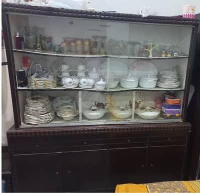 Used Furniture for Sale- Wardrobe + Dressing Table + Crockery Cabinets