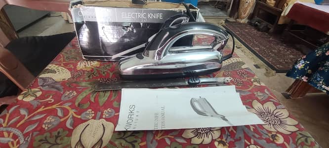 Original Cookworks UK Electric Kitchen Knife (120W) - Brand New Unused