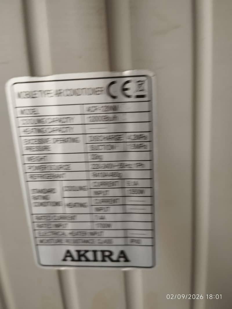 PROTABLE AC 10 By 9 condition 3