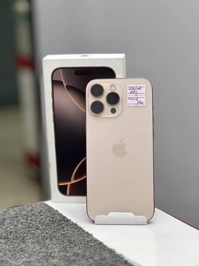 Apple iPhone 16 Pro Max 256 gb offical pta approved desert titanium