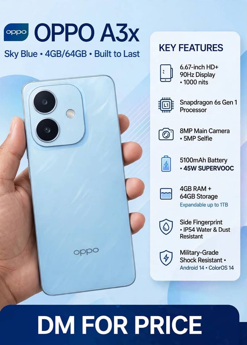 OPPO A3x 0