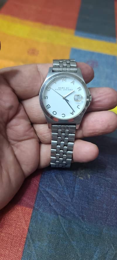 Marc by Marc Jacobs Blade Silver White Dial Watch