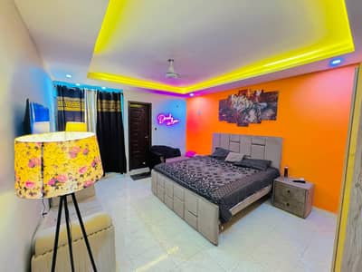 Flat for rent 1bed ROM full furnished apartments safe and scour 100%coupe allow