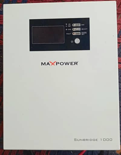 Max power inveter 2 solar plate sall