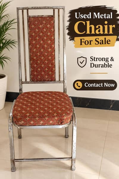 Used Metal Chair – Strong & Durable