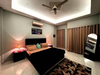 Short time 1bed ROM full furnished apartments safe and scour 100%coupe allow