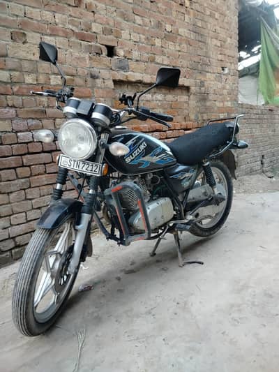 Suzuki GS 150 biometric bike engine body full ok ha