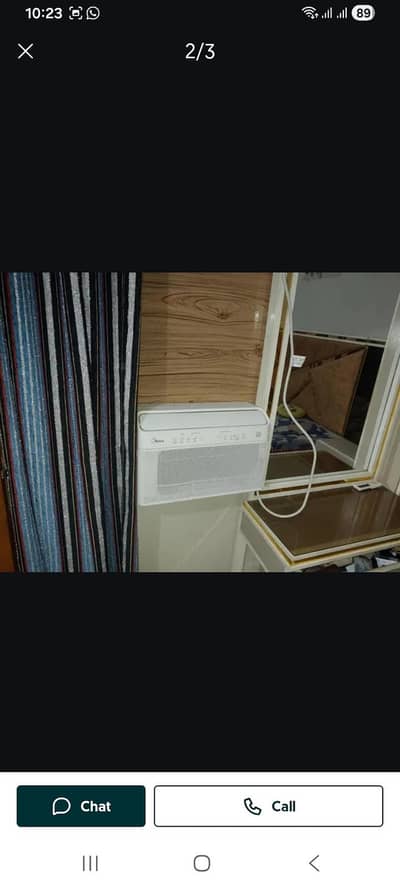 Midea 1 ton inverter Ac  in running condition