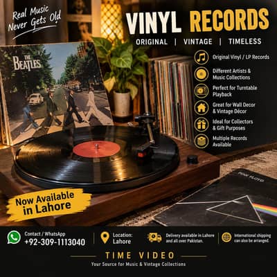 Original Vinyl Record | LP Record | Vintage Music Record | 4 pcs