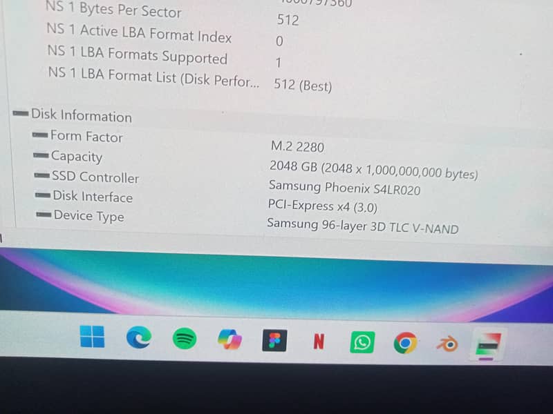 2Tb Samsung nvme 1