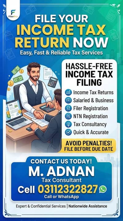 ​Avoid Rs. 25,000 Penalty – Expert Tax Return Filing Services