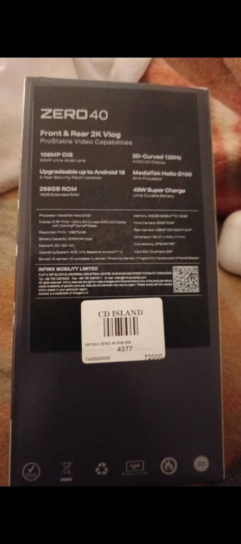 Infinix Zero 40 0