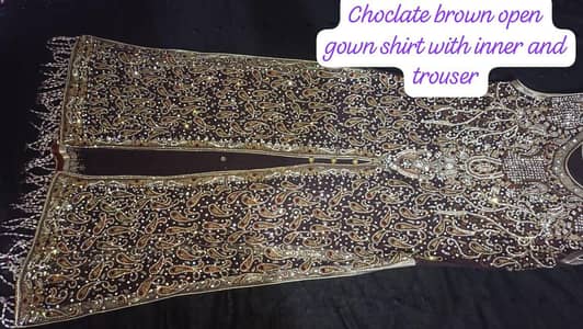 full long shirt chocolate brown colour